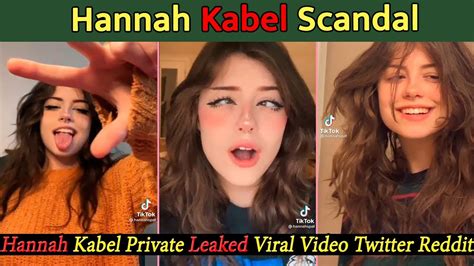 hannah kabel|Hannah kabel (uwu) video : r/NANIKPosting